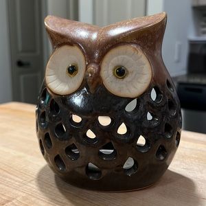 Ceramic Owl Candle Decor🦉